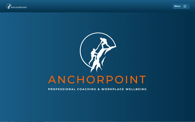 Website van ANCHORPOINT — ontworpen door Hilux Media